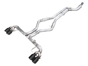 BMW M240i Performance Exhaust - AWE Tuning - Cat-Back Track Edition - Diamond Black - `22-`26